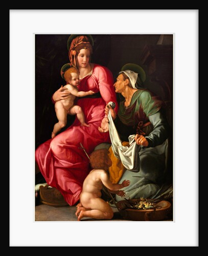 Italian, Madonna and Child with Saint Elizabeth and Saint John the Baptist, c. 1535 by Jacopino del Conte
