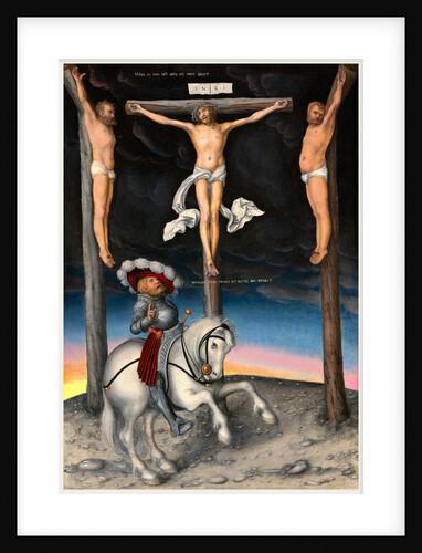 German, The Crucifixion with the Converted Centurion, 1536 by Lucas Cranach the Elder