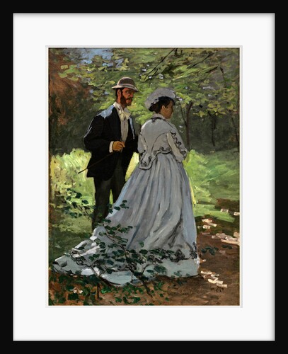 Bazille and Camille, 1865 by Claude Monet