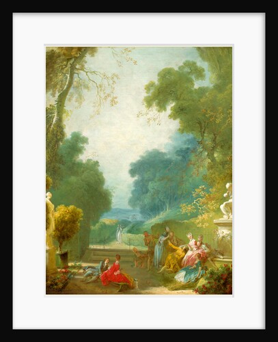 A Game of Hot Cockles by Jean-Honoré Fragonard