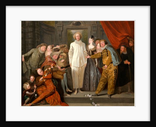 The Italian Comedians, probably 1720 by Antoine Watteau