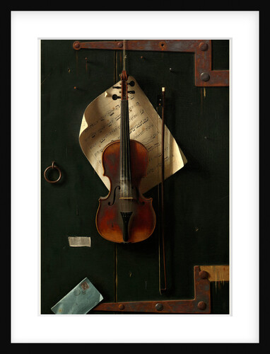 American, The Old Violin, 1886 by William Michael Harnett