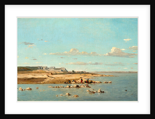 Washerwomen on the Banks of the Durance, 1866 by Paul Guigou