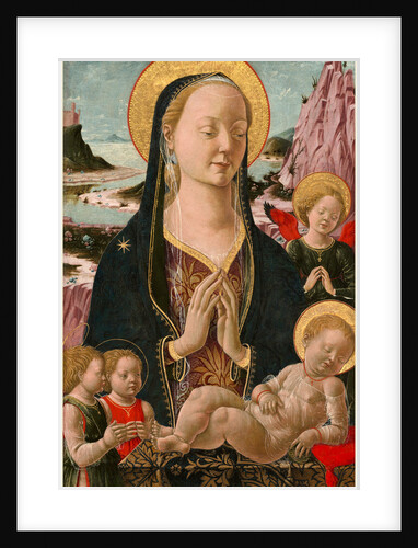 Madonna and Child with Angels by Anonymous