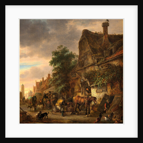 Dutch, Workmen before an Inn, 1645 by Isack van Ostade