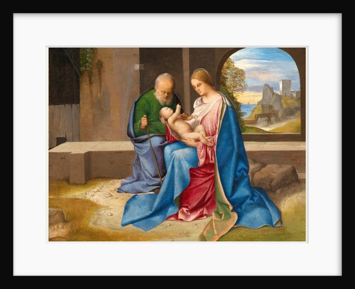 Italian, The Holy Family, probably c. 1500 by Giorgione