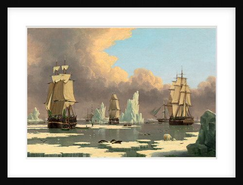 British, The Northern Whale Fishery: The Swan and Isabella, c. 1840 by John Ward of Hull