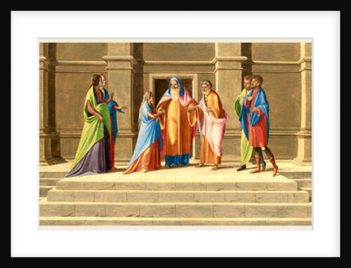 Italian, The Presentation and Marriage of the Virgin, and the Annunciation by Benedetto Diana