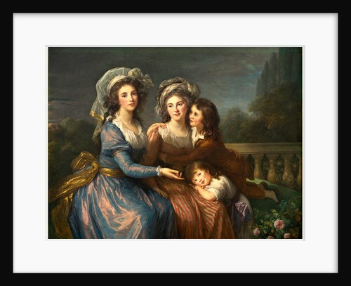The Marquise de Pezay, and the Marquise de Rougé with Her Sons Alexis and Adrien, 1787 by Elisabeth-Louise Vigée Le Brun
