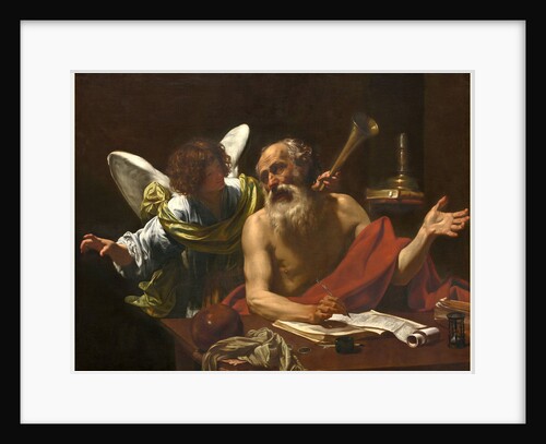 Saint Jerome and the Angel by Simon Vouet