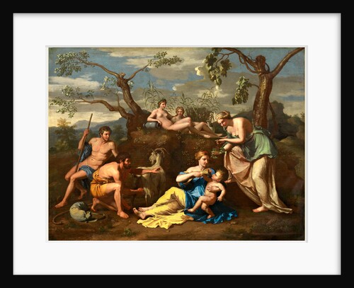 Nymphs Feeding the Child Jupiter, c. 1650 by Follower of Nicolas Poussin