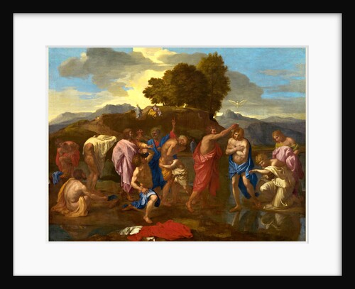 The Baptism of Christ by Nicolas Poussin