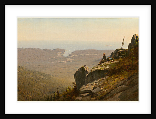 American, The Artist Sketching at Mount Desert, Maine by Sanford Robinson Gifford