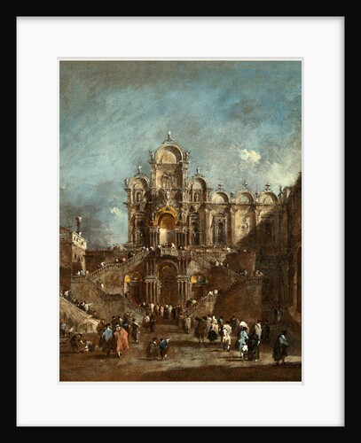 Italian, Temporary Tribune in the Campo San Zanipolo, Venice, 1782 or after by Francesco Guardi