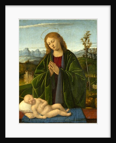 Italian, Madonna Adoring the Child, c. 1520 by Marco Basaiti
