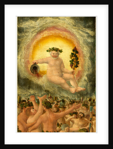 The Rule of Bacchus left panel, c. 1535, oil on hardboard transferred from panel by Workshop of Albrecht Altdorfer