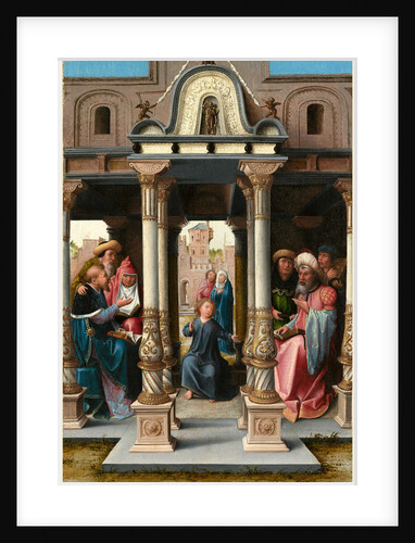Christ among the Doctors obverse, c. 1513 by Bernard van Orley