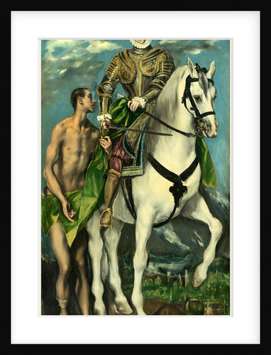 Saint Martin and the Beggar by El Greco
