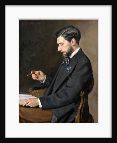 Edmond Maître, 1869 by Frédéric Bazille