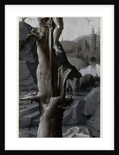 Saint Jerome Penitent left panel by Jan Gossaert