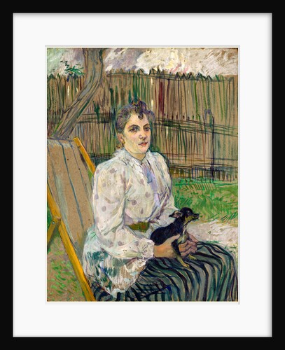 Lady with a Dog, 1891 by Henri de Toulouse-Lautrec