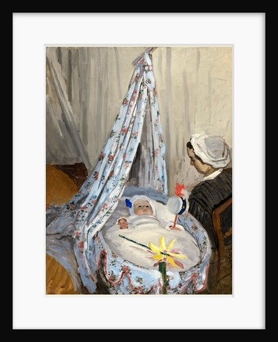 The Cradle-Camille with the Artist's Son Jean, 1867 by Claude Monet