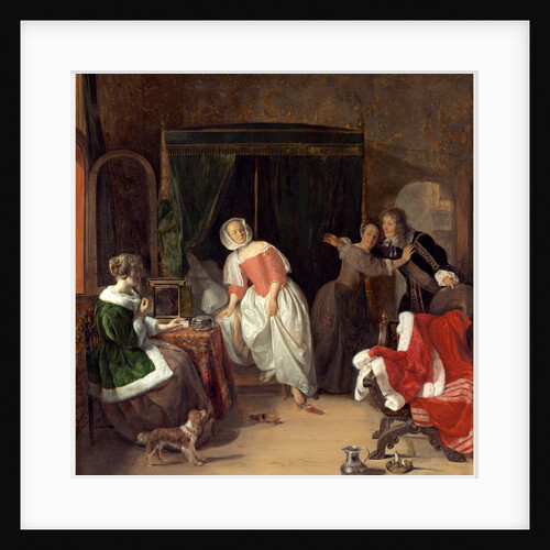 Dutch, The Intruder, c. 1660 by Gabriel Metsu