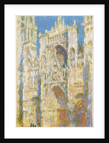 Rouen Cathedral, West Façade, Sunlight, 1894 by Claude Monet