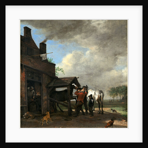 Dutch, A Farrier's Shop, 1648 by Paulus Potter