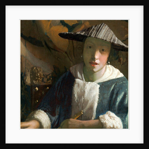 Dutch, Girl with a Flute, probably 1665-1670 by Johannes Vermeer