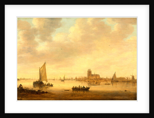Dutch, View of Dordrecht from the Dordtse Kil, 1644 by Jan van Goyen
