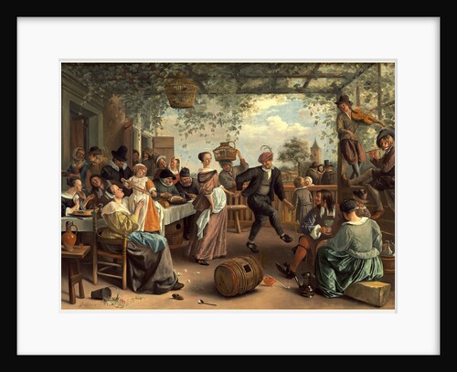 Dutch, The Dancing Couple, 1663 by Jan Steen
