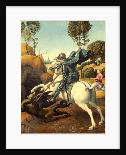 Italian, Saint George and the Dragon, c. 1506 by Raphael