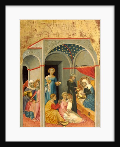 Italian, The Nativity of the Virgin, c. 1400 by Andrea di Bartolo