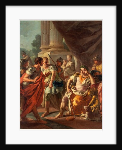 Alexander Condemning False Praise, 1760s by Francesco de Mura