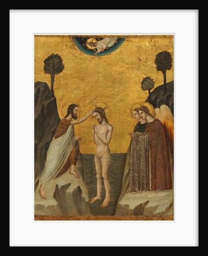 Italian, The Baptism of Christ, probably 1330-1340 by Master of the Life of Saint John the Baptist