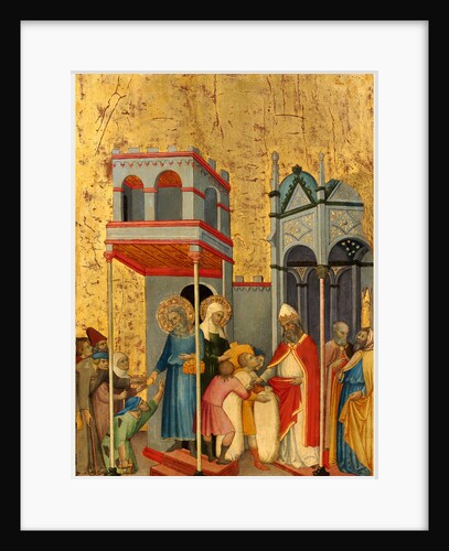 Italian, Joachim and the Beggars, c. 1400 by Andrea di Bartolo