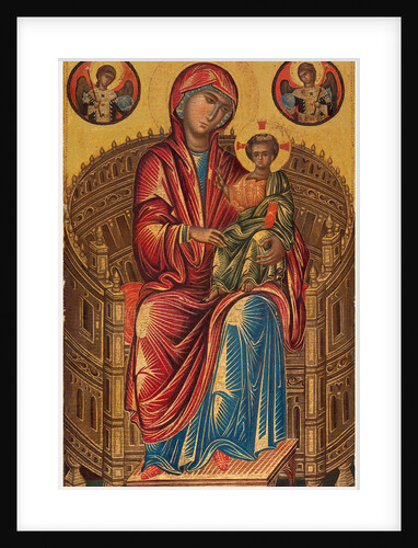 Madonna and Child on a Curved Throne, 13th century by Anonymous