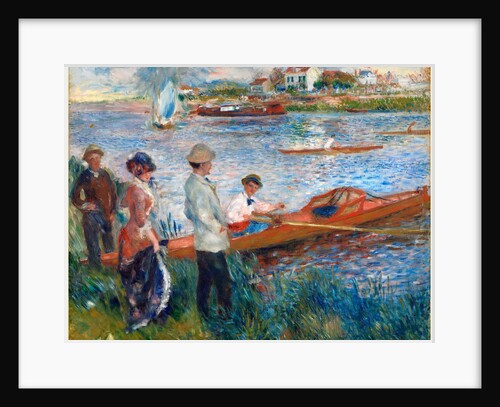 Oarsmen at Chatou, 1879 by Auguste Renoir