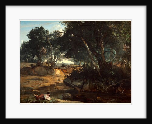 Forest of Fontainebleau, 1834 by Jean-Baptiste-Camille Corot