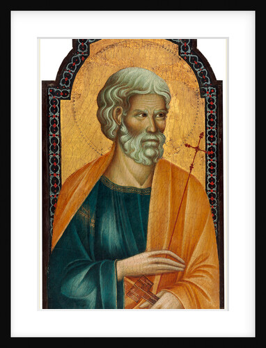 Christ between Saint Peter and Saint James Major left panel, late 13th century by Follower of Cimabue