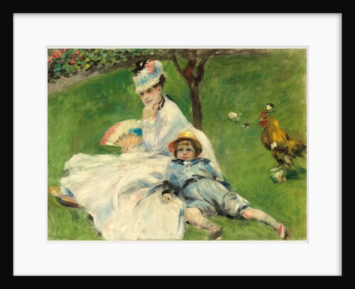Madame Monet and Her Son, 1874 by Auguste Renoir