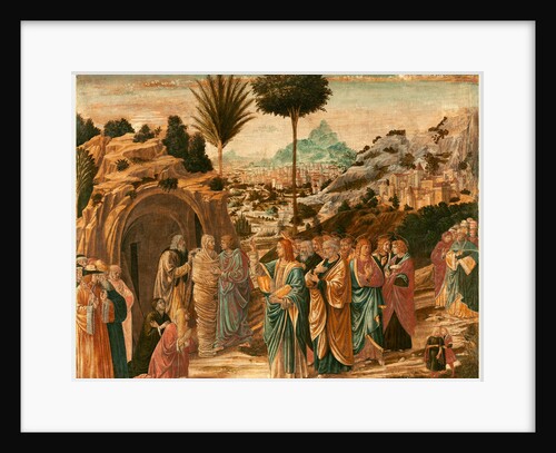 The Raising of Lazarus by Benozzo Gozzoli