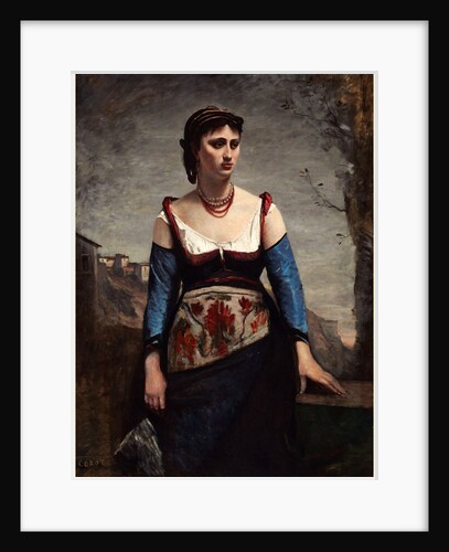 Agostina, 1866 by Jean-Baptiste-Camille Corot