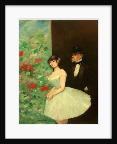 Behind the Scenes, c. 1880 by Jean-Louis Forain