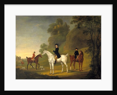 Lord Bulkeley and his Harriers, his Huntsman John Wells and Whipper-In R. Jennings Lord Bulkeley and his Hunt Servants by Thomas Stringer