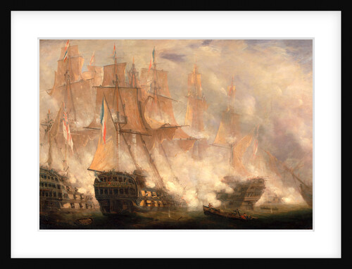The Battle of Trafalgar by John Christian Schetky