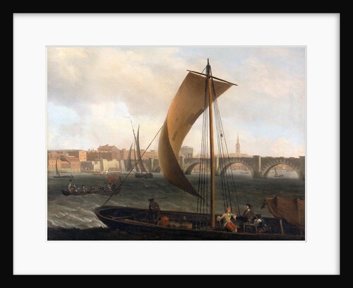 View on the Thames with Westminster Bridge, Samuel Scott, ca. 1702-1772 by Samuel Scott
