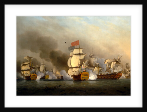 Vice Admiral Sir George Anson's Victory off Cape Finisterre by Samuel Scott