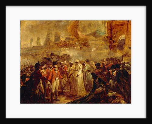 The Surrender of the Two Sons of Tipu Sahib, Sultan of Mysore, to Sir David Baird by Henry Singleton